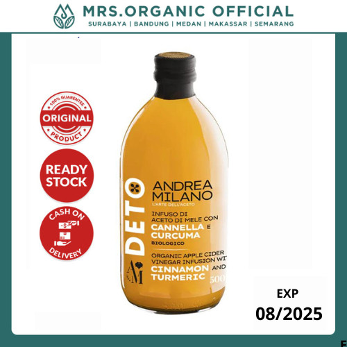 

Andrea Milano Apple Cider Vinegar Infusion with Cinnamon and Turmeric 500 ml