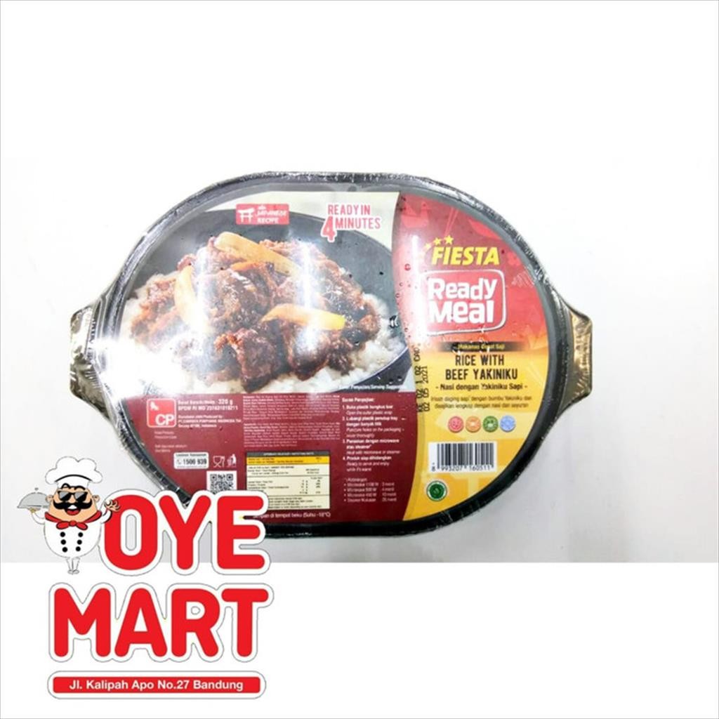 

FIESTA READY MEAL RICE WITH BEEF YAKINIKU 320GR / MAKANAN NSTAN SIAP SAJI