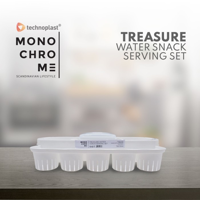 MONOCHROME TREASURE WATER SNACK SERVING SET / RAK BOTOL MINUM