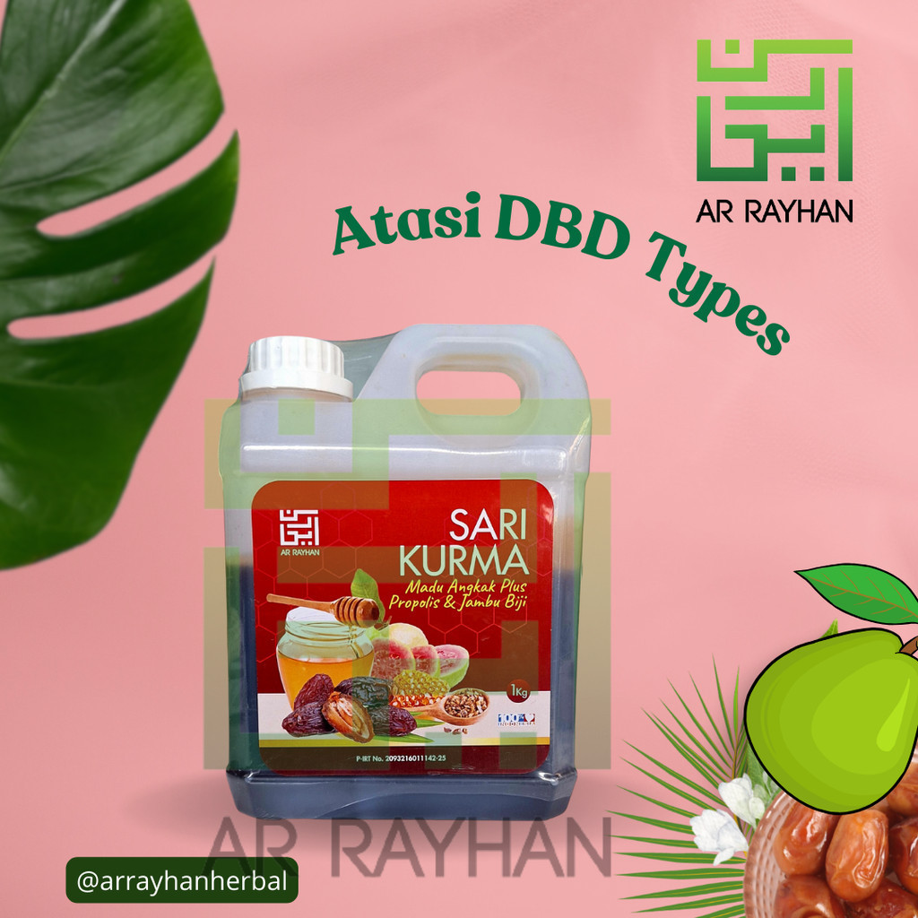 

Sari Kurma Madu Angkak Asli 1 kg Ar Rayhan Kurma Madu Angkak Herbal Tipes Dan Dbd , Malaria , Demam