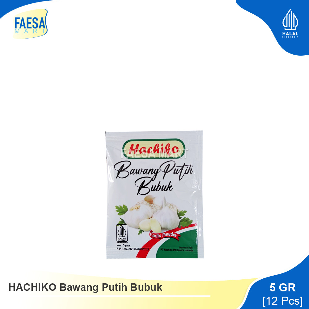 

HACHIKO Bawang Putih Bubuk Sachet (12 Pcs)