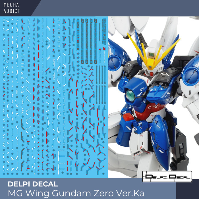 Water Slide Decal MG Wing Gundam Zero Ver.Ka by Delpi