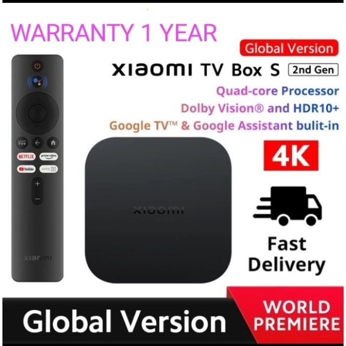 xiaomi tv box s 2nd gen 2 tv box android