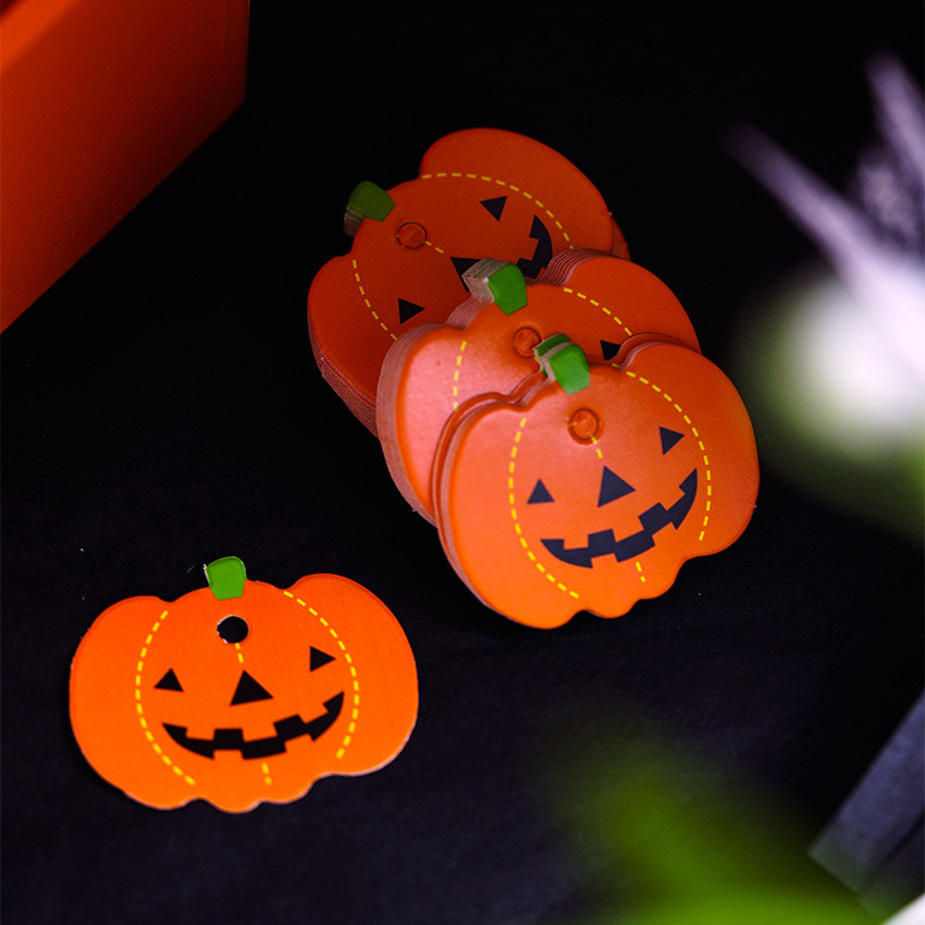 

Hang Tag Halloween Kertas Hangtag Labu Gantungan Kertas Halloween