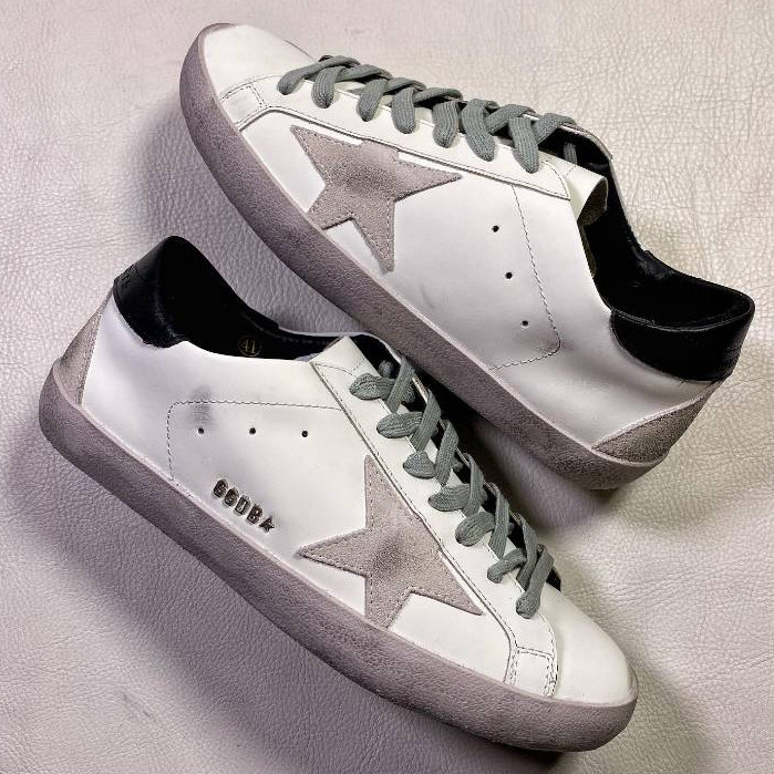 New Counter ORI Real Shot GGDB GoIden Goose Small Dirty Shoes Casual Sneakers White Shoes Flat Star 
