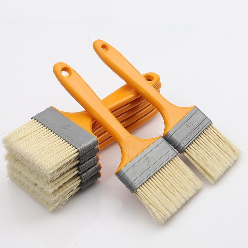 

5Pcs BBQ Brush Paint Brush Plastic Handle 1/2/3/4/5 Inch Soft Hair Painting Brushes for Wall and Furniture Paint Tool Set