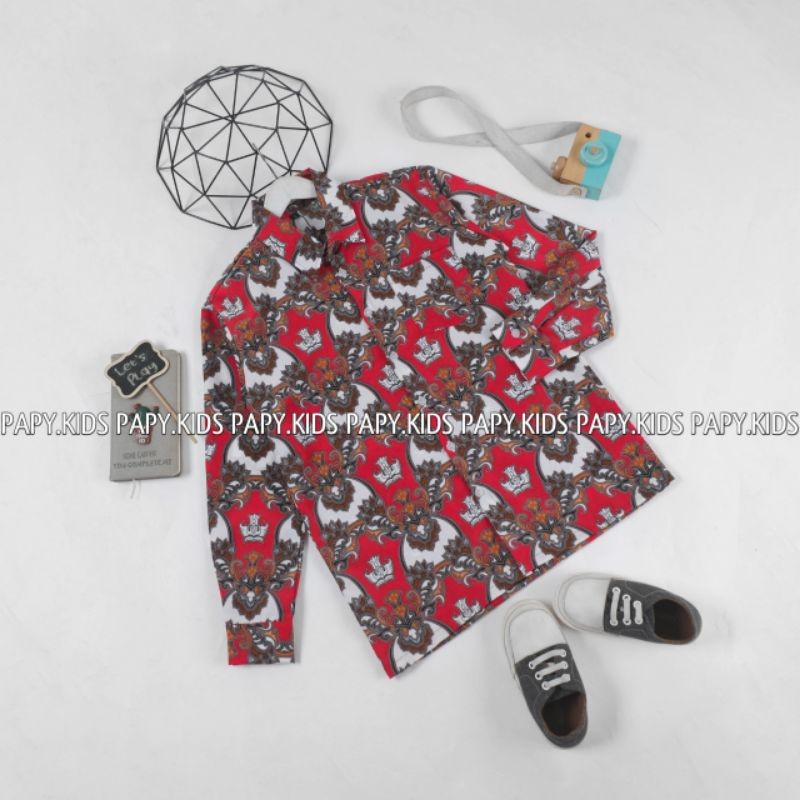 Baju Batik SD motif Sriwedari / Seragam Batik SD Sekolah