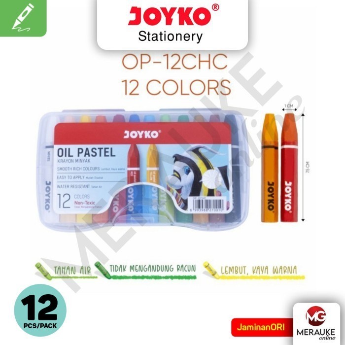 

JOYKO Oil Pastel 12 Warna OP-12CHC