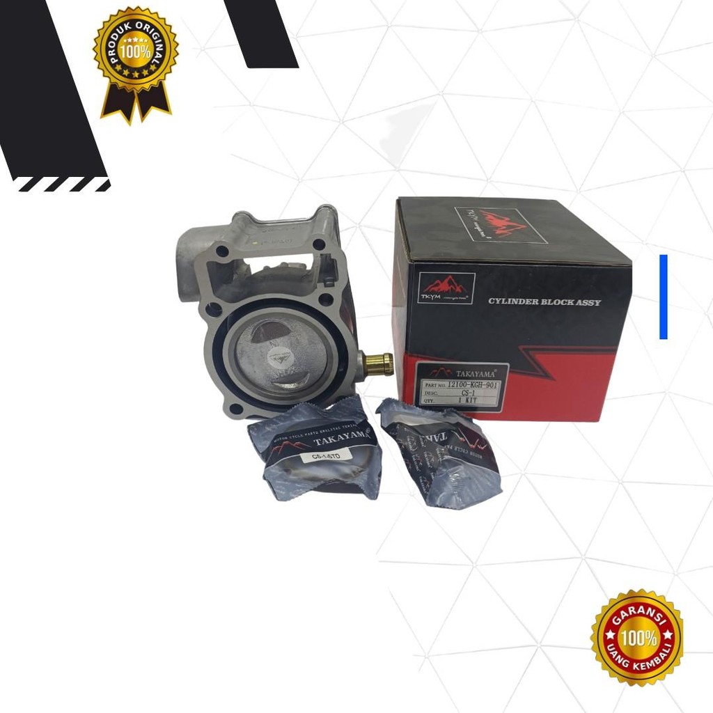 BLOK SEHER CS 1 CS1 TAKAYAMA JAPAN. SET Motorcycle Piston Aksesoris Motor Sepeda
