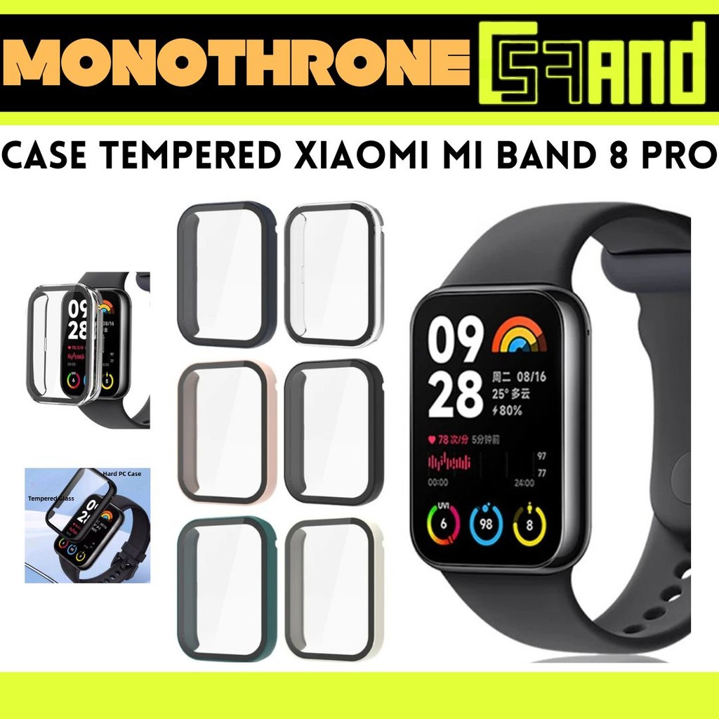 Case Xiaomi Band 8 Pro MiBand 8 Pro Mi Band 8 Smartband Smart Band 8 Pro Hard Case