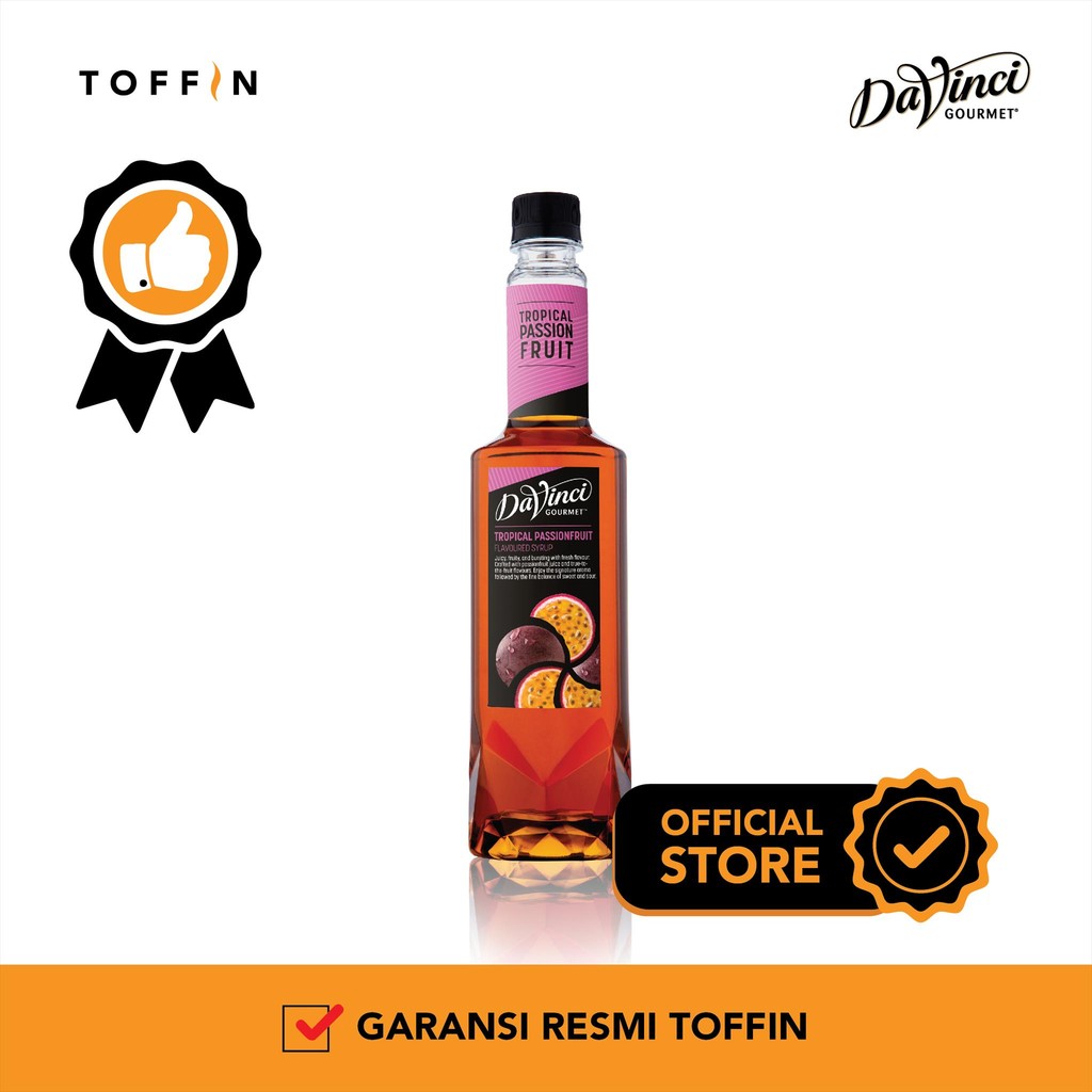 

Davinci Syrup Tropical Passion 750ml - Sirup Rasa Buah Markisa