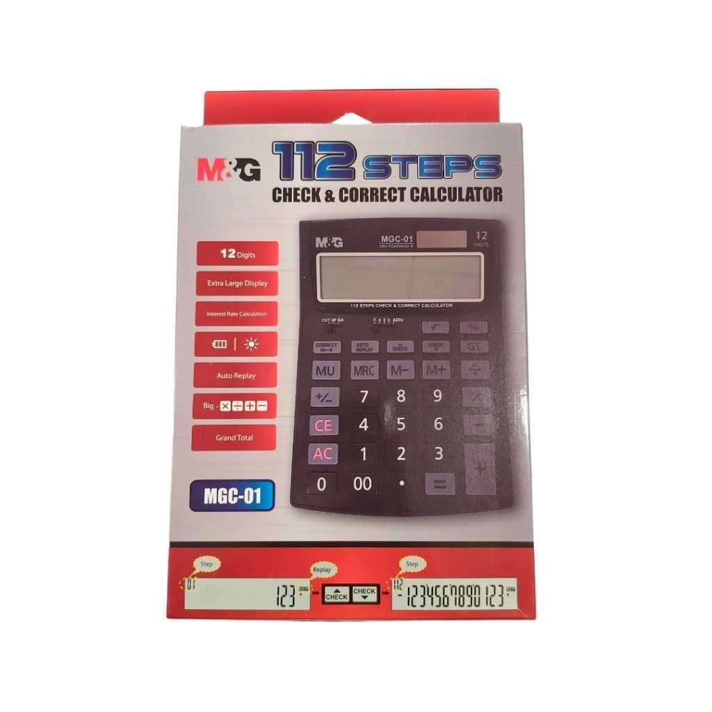 

Calculator Check & Correct M&G 112 Steps Kalkulator M&G #ADG9875911 SHESB