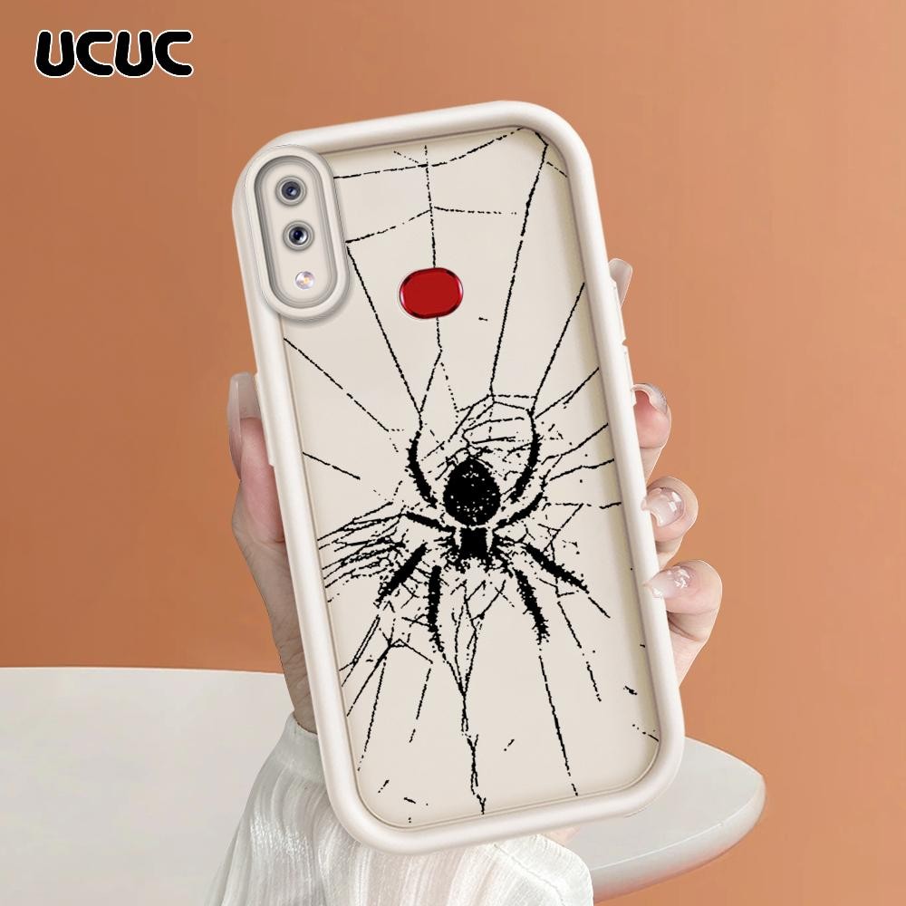 UCUC  Compitable With Samsung A10S Soft Silicone Simple Spider Marvel Pattern Untuk Phone Case Casin