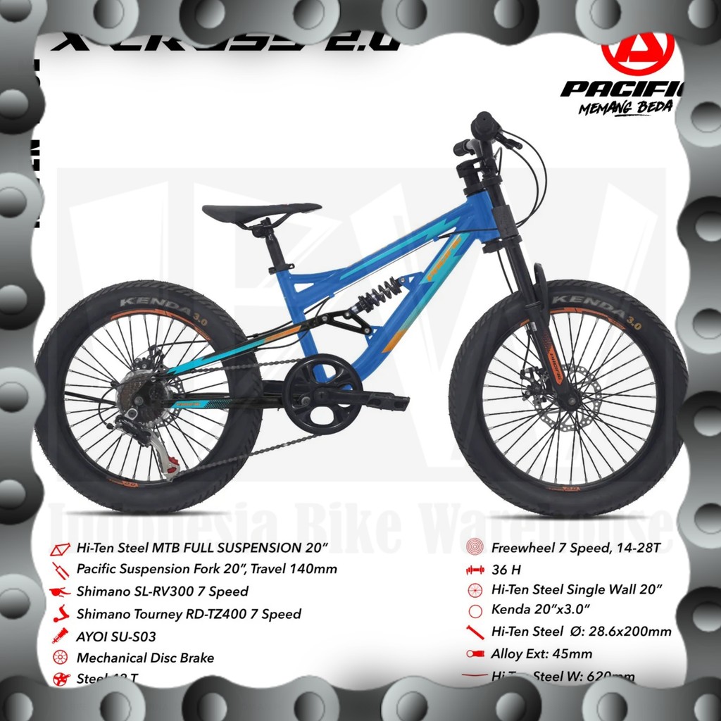 IBW - Sepeda MTB PACIFIC X-CROSS 2.0