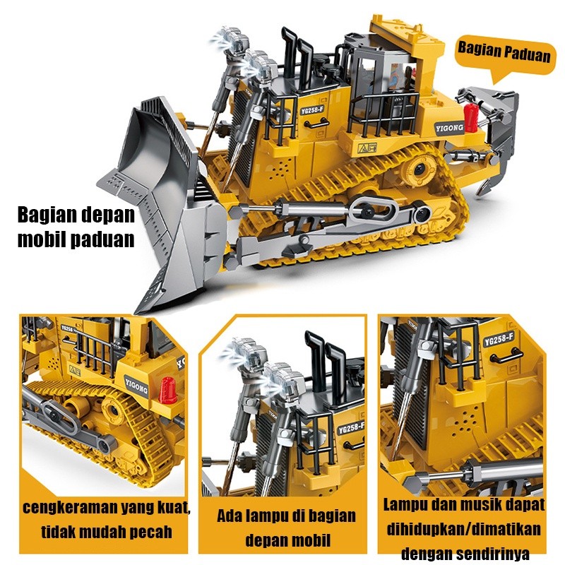 terbaru isabella 2.4g excavator remote control besar / mobil remote control besar excavator /