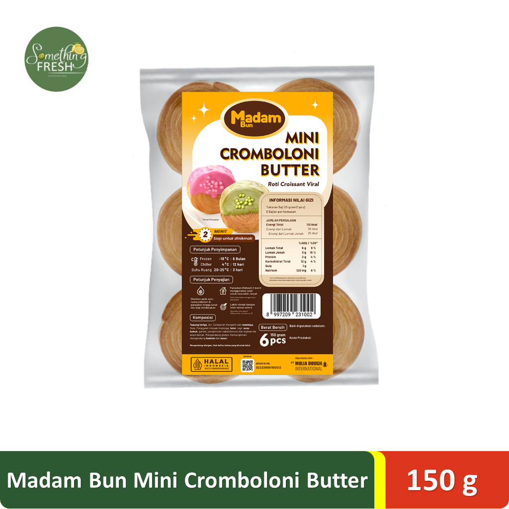 

Madam Bun Mini Cromboloni Butter Per Karton