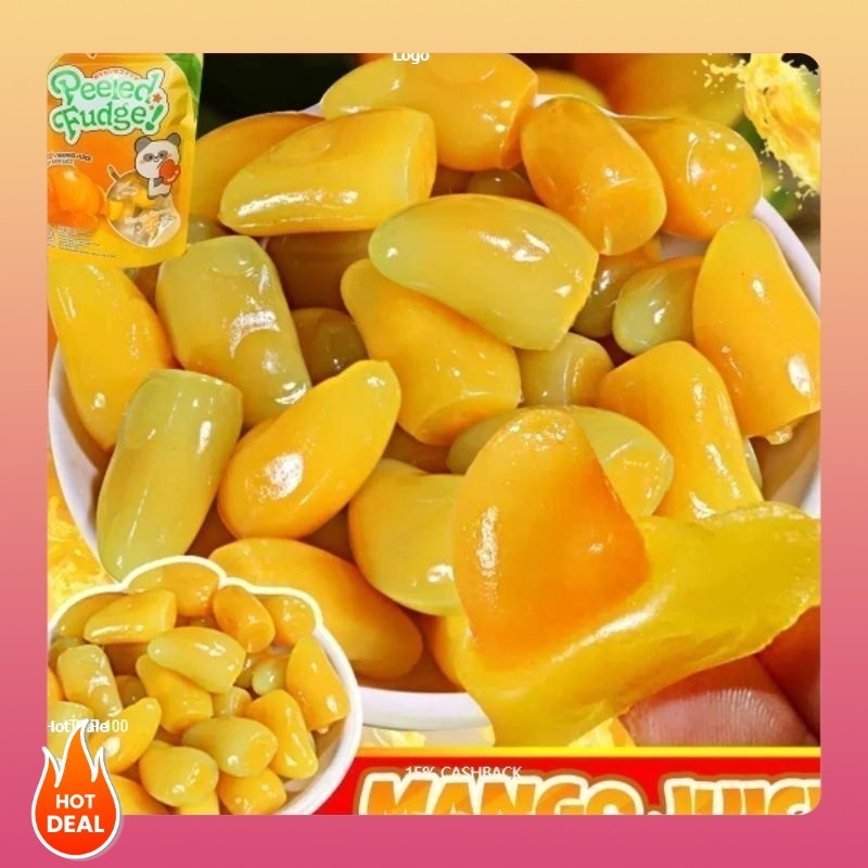 

[Hampers/Gift] [Menjual harga rendah]LIANGGUI PERMEN LUNAK VIRAL ANEKA RASA BUAH Peeled Fudge 3 rasa (mangga, jeruk, strawberry) Jellybean fruity Permen jagung Manis manis Permen jelly Camilan kantor Camilan