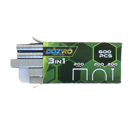 

Refill Staple Gun Staples 3 IN 1 600PCS Handtacker Tembak Guntacker Steples Stapler Hekter Tacker 1008 J 1308 J Alat Perekat Stepler