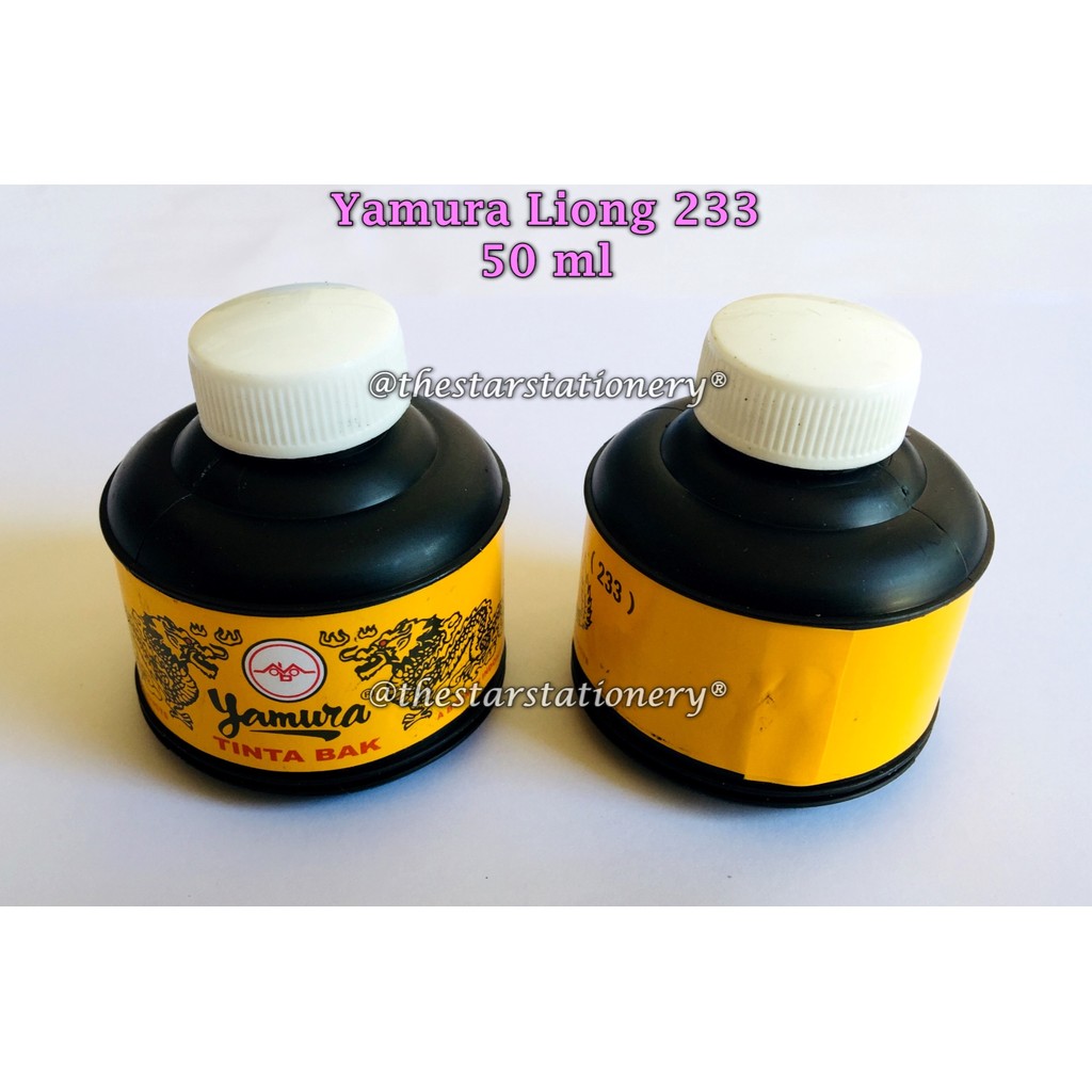 

(1 Biji) Tinta Bak YAMURA Liong 233 50ml / Tinta Bak Liong 233 / Liong 231 10ml / Gabungan Tinta Bak