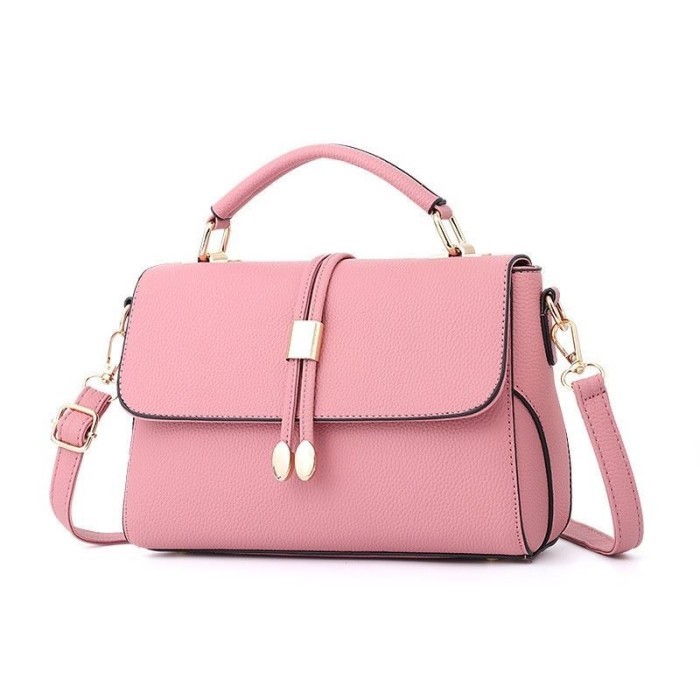 Tas Pesta Wanita Minimalis Import pink - Merah Muda