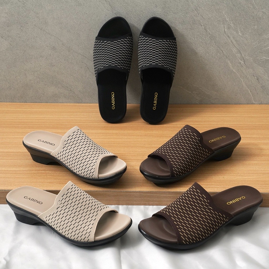 Gabino Sandal Wanita Wedges Slip On Casual Suli - G1CB2001