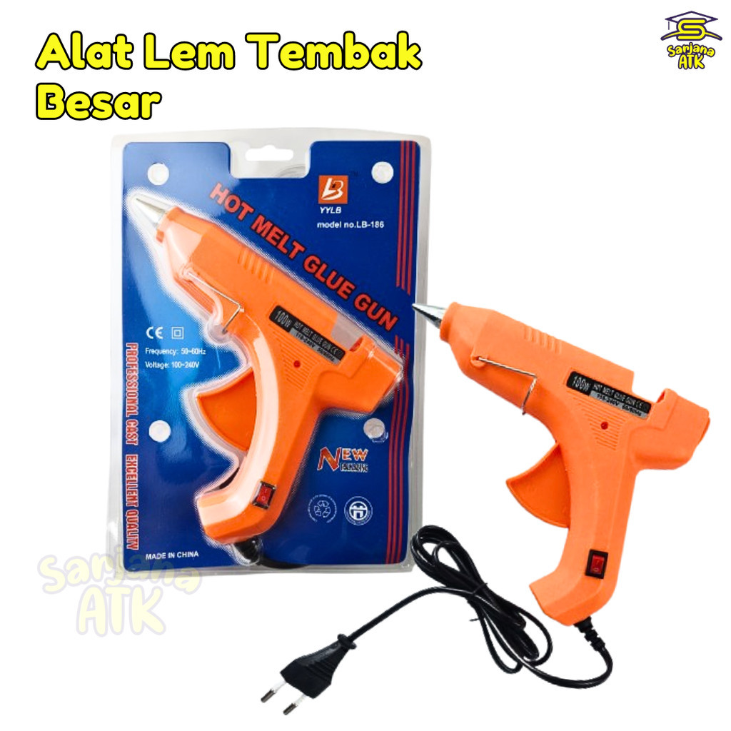 

Glue Gun / Hot Melt Glue Gun / Alat Lem Tembak Besar dengan ON/OFF YYLB