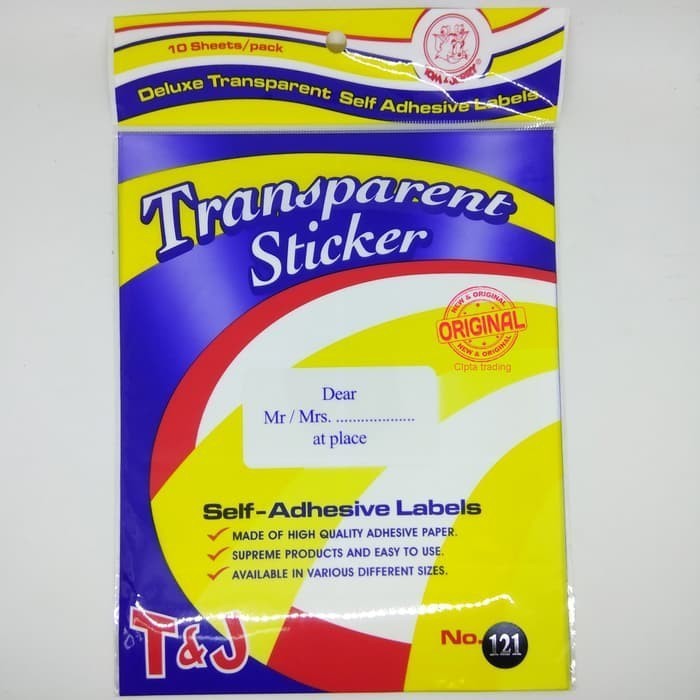 

Label Undangan TRANSPARAN 121 - Tom & Jerry