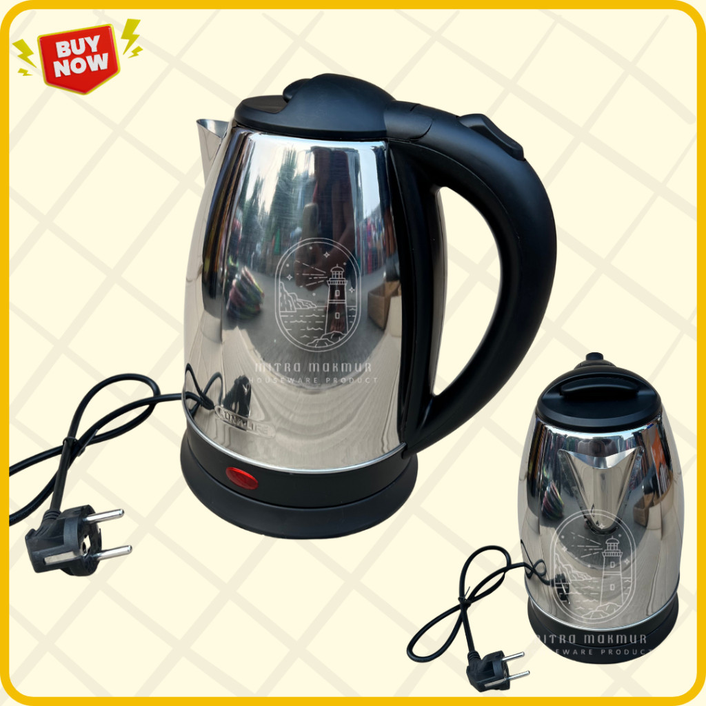 TEKO AIR PANAS LISTRIK 2 LITER TEKO LISTRIK PEMASAK AIR PANAS LUNA