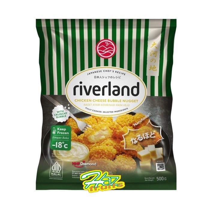 

Riverland Chicken Cheese Bubble Nugget 500 Gram