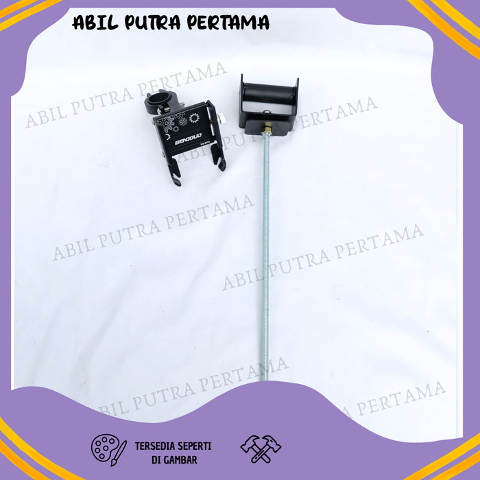 Paket Holder Gps Hp Ninja Gsx Cbr Zx25R Phone Holder Bg Alumunium Stang Motor Braket Bracket Breket 