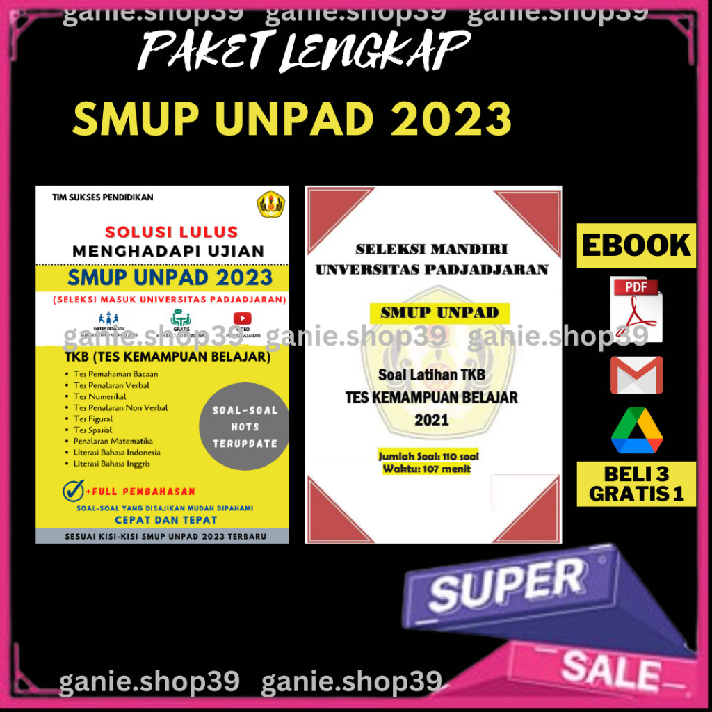 

BELI 3 GRATIS 1 [59] [E-B.O.O.K] PAKET LENGKAP SMUP UNPAD 2023