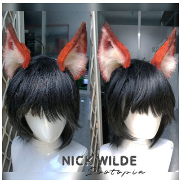 ✨S.LN.S✨ -TERBARU Bando Realistic Nick Wilde Zootopia cosplay fox halloween kitsune - bando nick