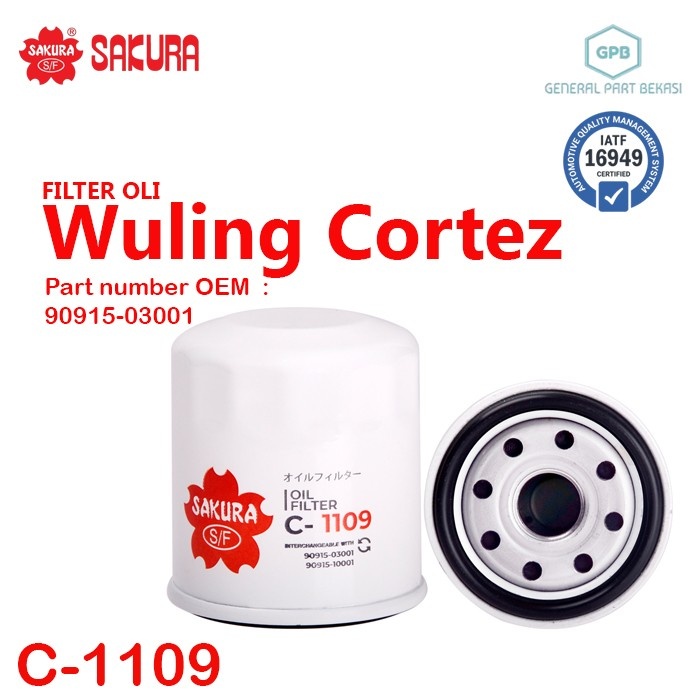 Filter Oli Wuling Cortez Sakura C-1109 C1109