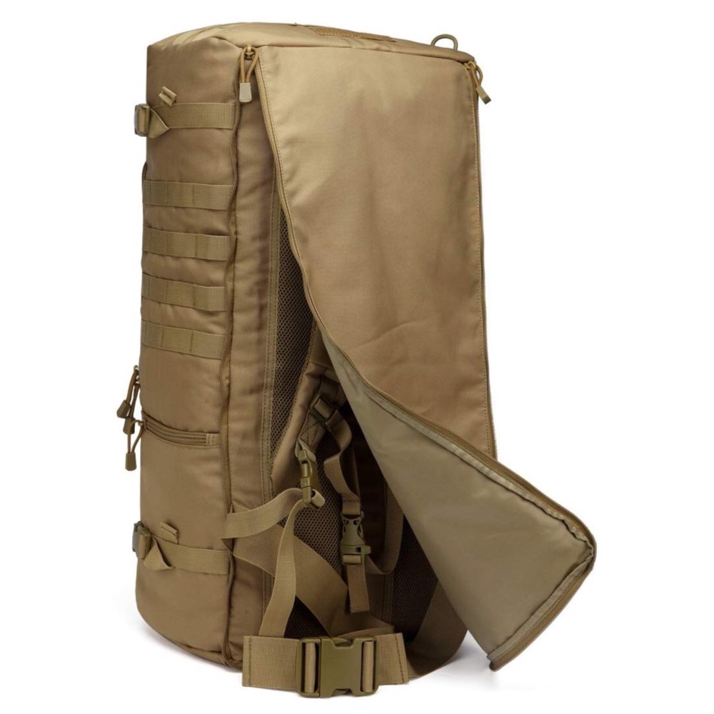 PROMO!!- Tas Militer Ransel Keril Cordura 025 Military Bagpack Duffel Bag 114 - Tactical Black
