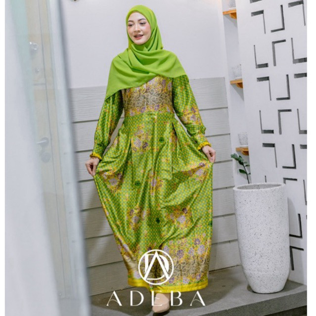 GAMIS MUSLIMAT NU (HIJAU MUDA)