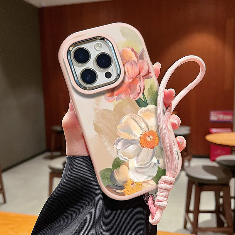 Applicable to Redmi 13C Phone Cases 12C Oil painting flowers artistic niche high value 12 4G 11A 10C