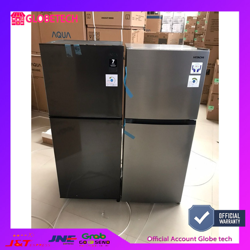 Kulkas Hitachi HRTN5198MXID inverter 181 Liter 2 Pintu garansi resmi