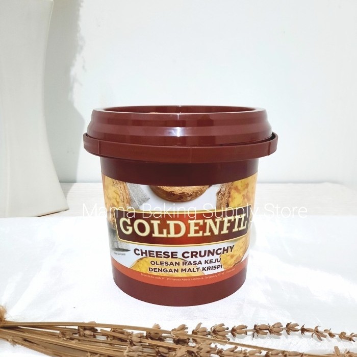 

[NEW] GOLDENFIL Selai Keju Cheese Crunchy Spread 1 Kg