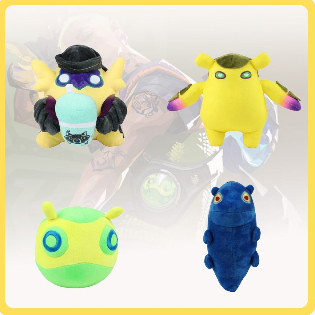 Hot VALORANT Plush Game Figure Gekko Pet Wingman Plush Toys Kawaii Peripherals Soft Stuffed Dolls Bi