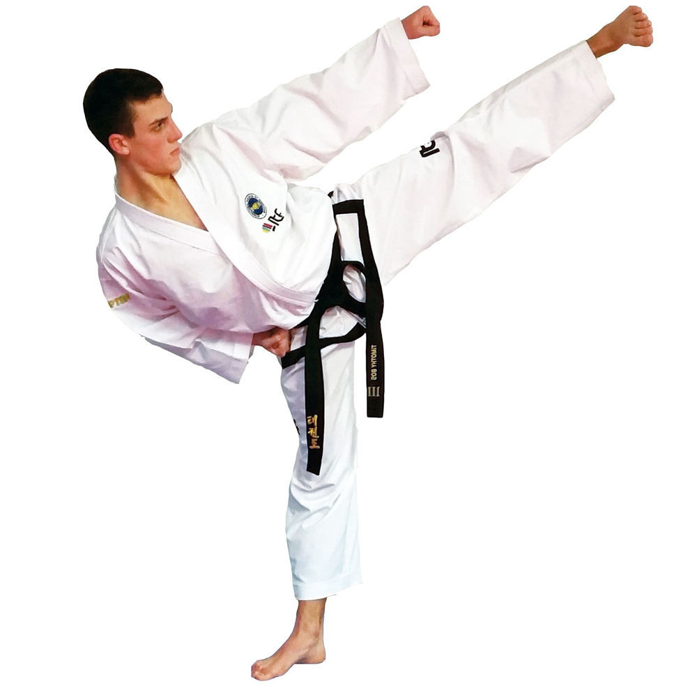 Professional Ultralight ITF Taekwondo assistant instructor Doboks Adult Embroidery Uniform Martial A