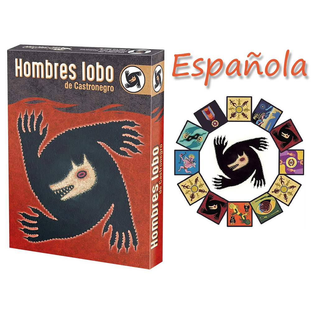 

Los Hombres Lobo De Castronegro Juego Para Fiestas De Roles Ocultos Con Engaño Y Deducción Español Juego de Cartas y Bluff