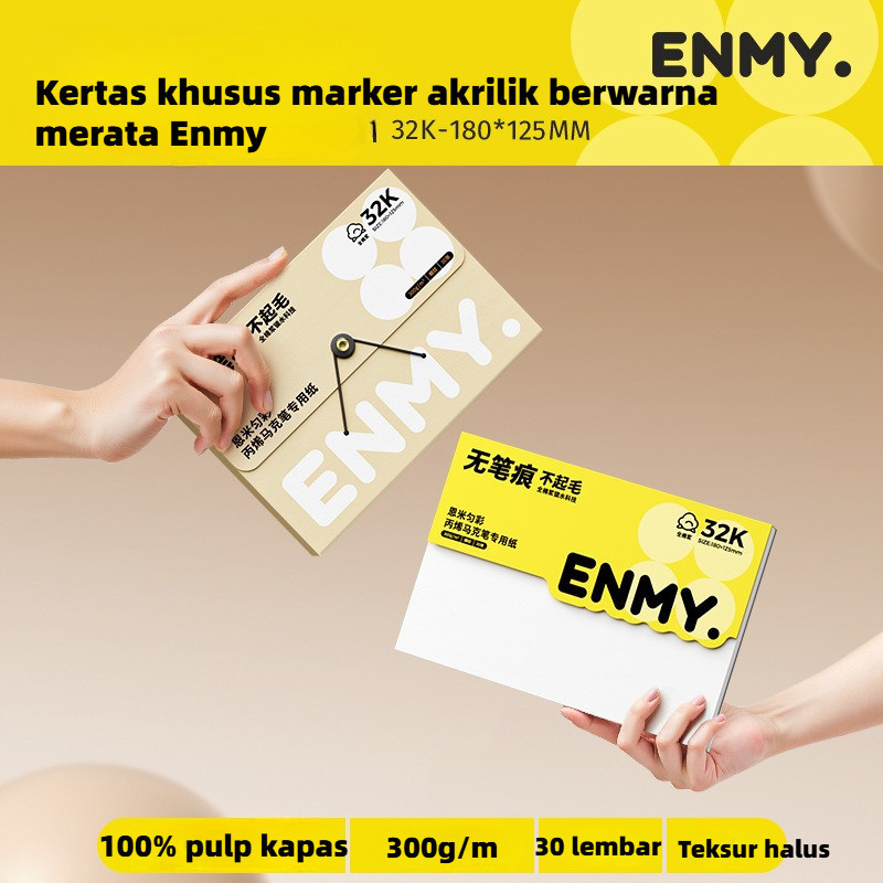 

[PROMO TERBATAS] Buku Sketch ENYM 30 Lembar | Anti Bocor & Tidak Luntur | GRATIS Kartu Warna