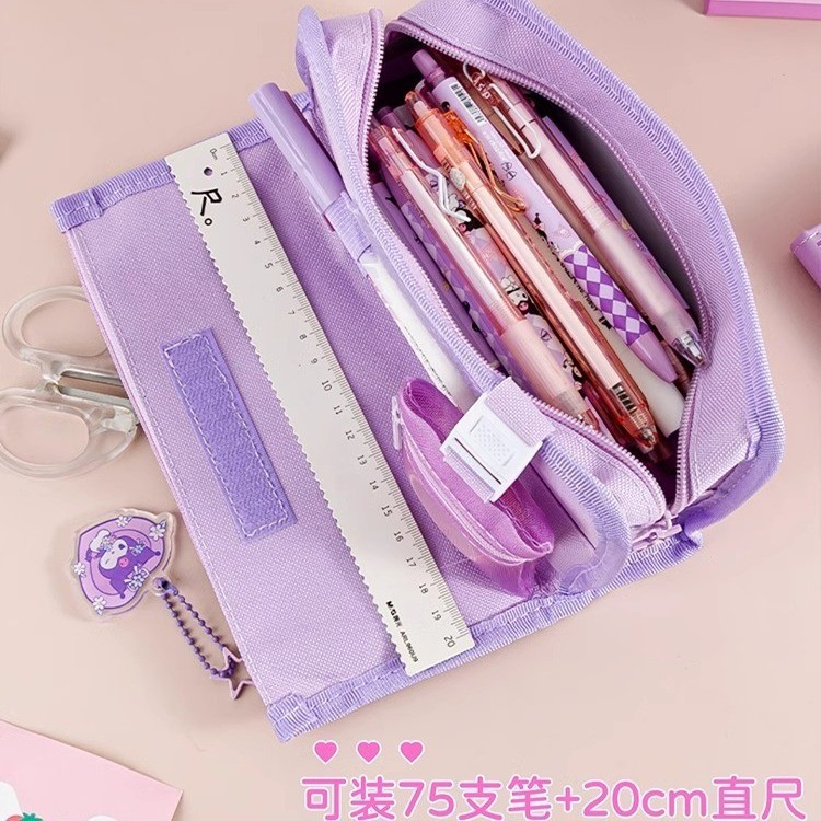

JAMIN MURAH !!!2024 Tempat Pensil Cinnamoroll Baru Sanrio Anime My Melody Kuromi Penyimpanan Alat Tulis Siswa Perlengkapan Sekolah Ins Kawaii Hadiah Lucu(BISA LANGSUNG ORDER)