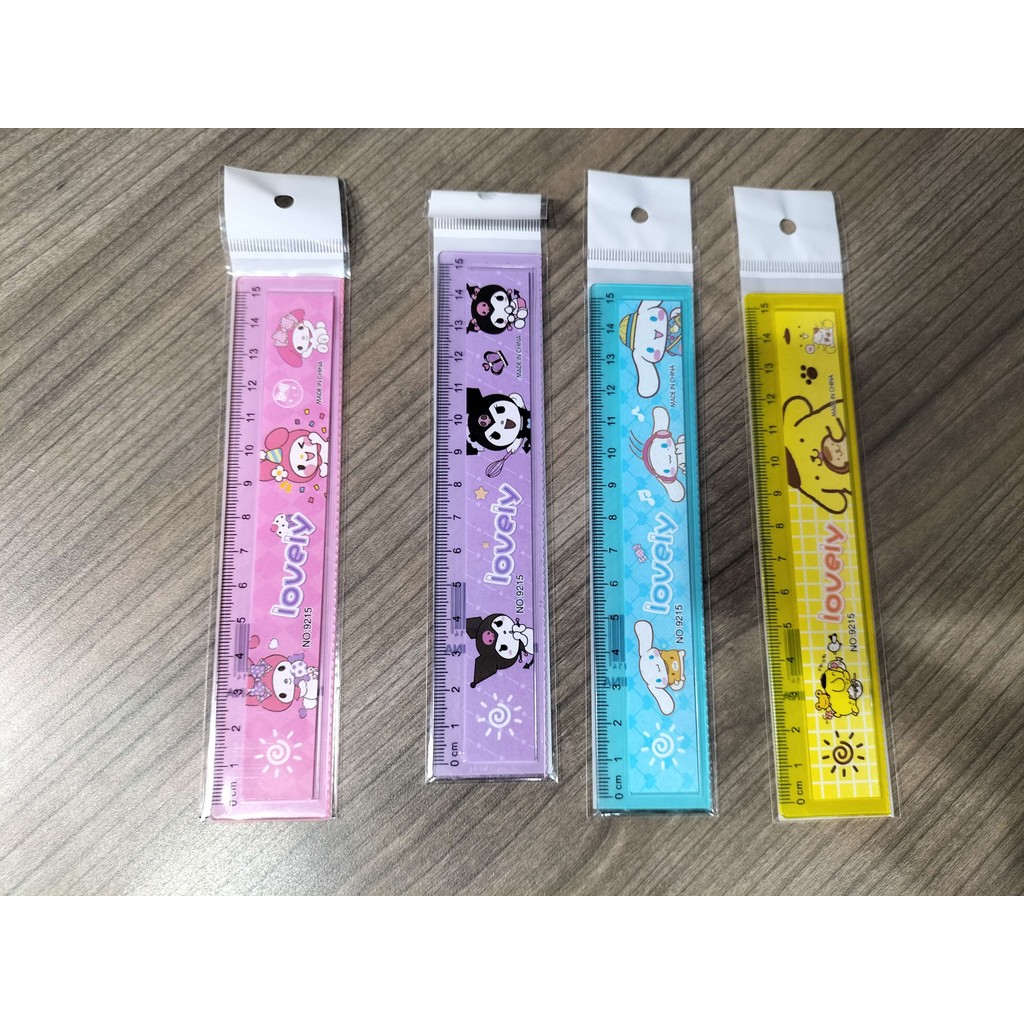 

[PaperNPlay] Pengaris Sanrio / Pengaris Lucu / Pengaris Karakter Sanrio - Kuromi - Cinnamoroll - My Melody - Pompompurin / Pengaris Anak / ATK Anak / ATK Lucu