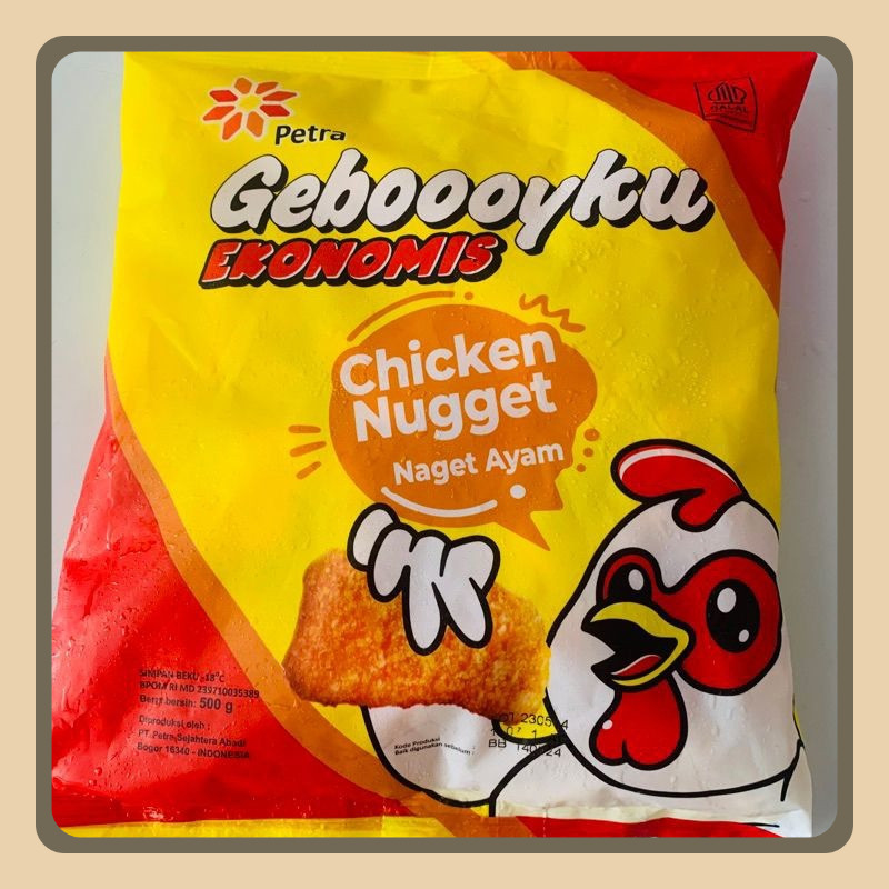 

Naget Geboooyku Ekonomis 54 Biji 500gr Frozen Food