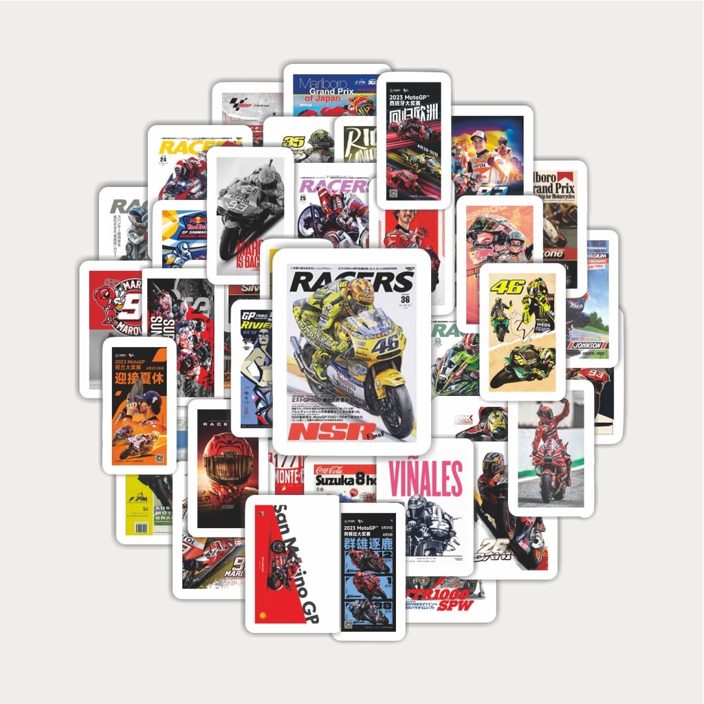 

Sticker Pack Stiker Motor GP | Sticker TUMBLR | Stiker LAPTOP KOPER HELM