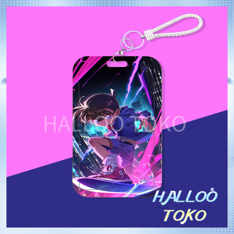 

ID CARD HOLDER MOTIF KAWAII TEMPAT KARTU PHOTOCARD PHOTO CARD Pelindung +Conan Detektif Keren