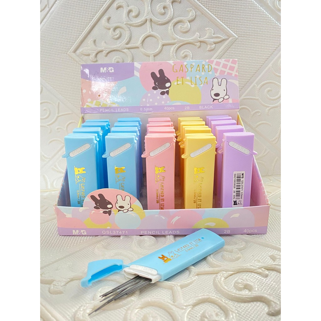 

M&G Gaspard et Lisa Mechanical Pencil Leads 0.5mm 2B QSL37471