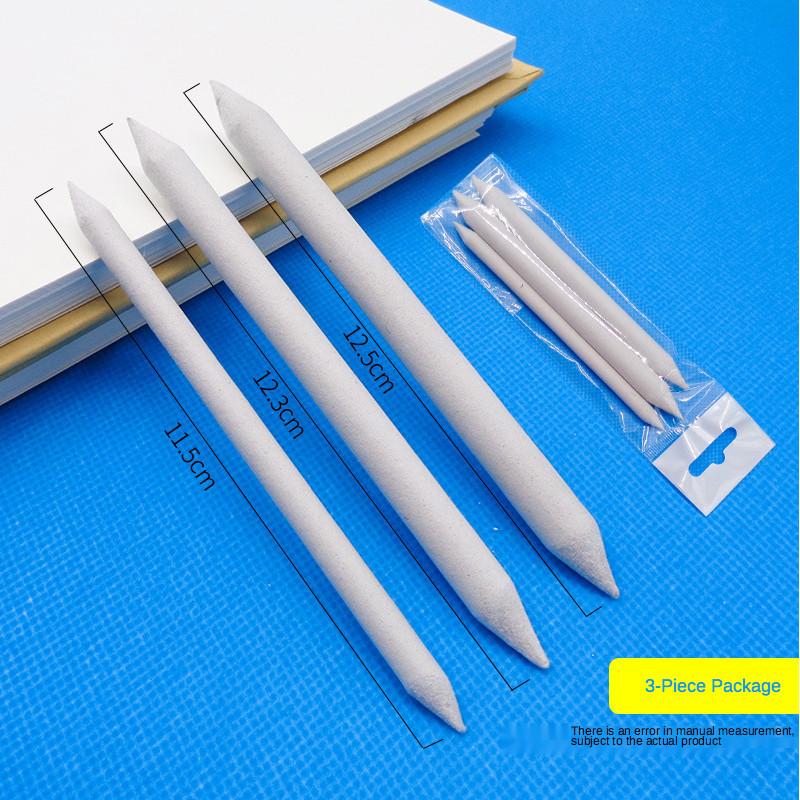 

3/6pcs/set Blending Smudge Stump Stick Tortillon Sketch Art White Drawing Charcoal Sketching Tool Rice Paper Pen Artist Supplies