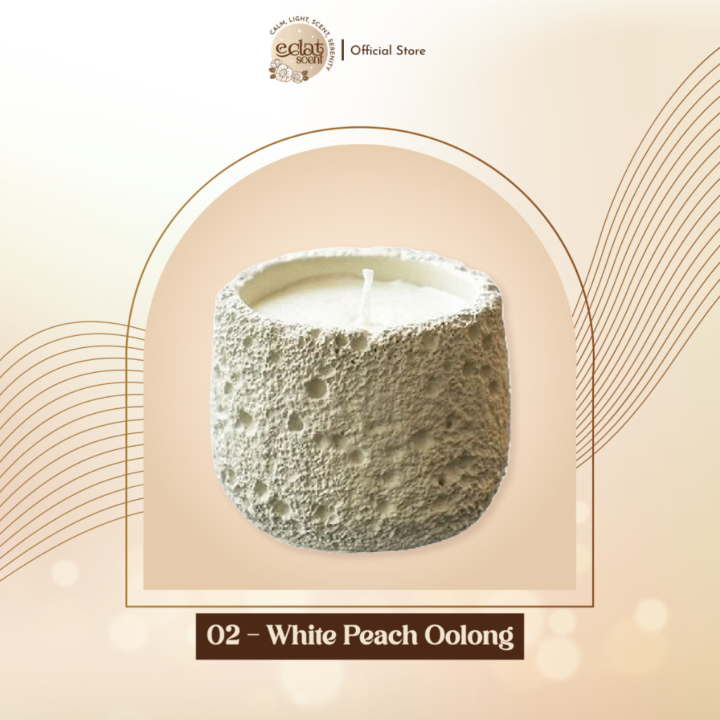 JAMIN MURAH Eclat Lilin Aromaterapi Estetik - Desain Special Dekorasi Interior, Lilin Hiasan, Ramah 